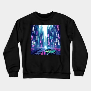 Cyberpunk Street View Crewneck Sweatshirt